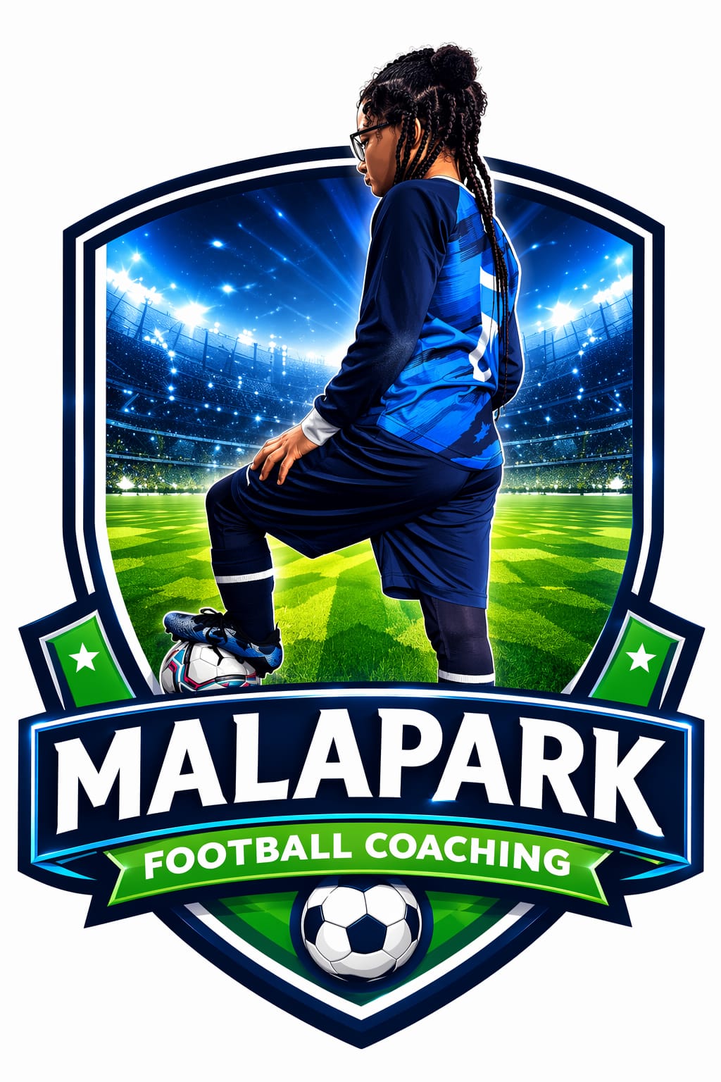 Malapark Football Shield Logo